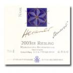 Helmut Hexamer - Riesling QbA Nahe Meddersheimer Rheingrafenberg Quarzit 2023