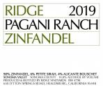 Ridge - Zinfandel California Pagani Ranch 2023