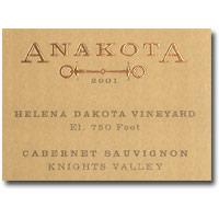 Anakota - Cabernet Sauvignon Knights Valley Helena Dakota Vineyard 2021