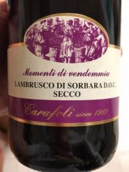 Carafoli - Lambrusco di Sorbara NV