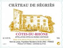 Ch�teau de Segries - C�tes du Rh�ne 2022