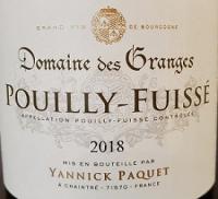 Domaine des Granges - Pouilly-Fuisse 2020