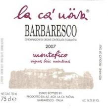 La Ca Nova - Bric Mentina Barbaresco 2022