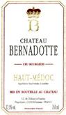 Chteau Bernadotte - Haut-Mdoc (BDX Sale) 2015
