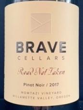 Brave Cellars - Road Not Taken Pinot Noir 2017