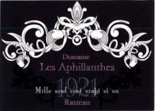 Domaine les Aphillanthes - Cotes du Rhone-Villages Rasteau 1921 2020