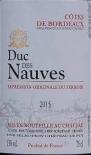 Duc de Nauves - Rouge 2020