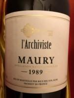L'Archiviste - Maury 1989