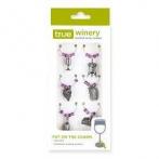 True Brands - Winery Pewter Wine Charms 0